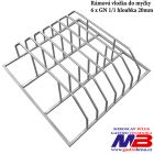 Profi myčky ELFRAMO vložka do koše 500x500mm na 7 gastronádob GN1/1 hloubky 20 mm