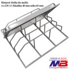 Profi myčky ELFRAMO vložka do koše 500x500mm na 4 gastronádoby GN1/1 hloubky 40-65 mm