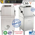 Košová průběžná myčka C66VE, profesionální myčka ELFRAMO s možností mytí gastronádob