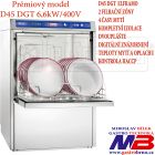 Profi myčka nádobí a skla D45DGT s celkovým příkonem 6,6kW/400V. Základní provedení