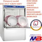 Profi myčka skla a nádobí D45DGT s celkovým příkonem 9,8kW/400V. SOFT START zajistí plynulý náběh mycího čerpadla