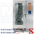 Elektrický konvektomat Lainox Heart 20xGN2/1 nebo 40xGN1/1 70 mm nástřik 61,8kW/400V HVE202S