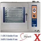 Elektrický konvektomat Lainox Heart 7xGN2/1 14xGN1/1 70 mm nástřik 21,00kW/400V HVE072X
