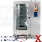 Elektrický konvektomat Lainox Heart 40 GN1/1 70 mm bojler 61,8 kW 400V HME202X