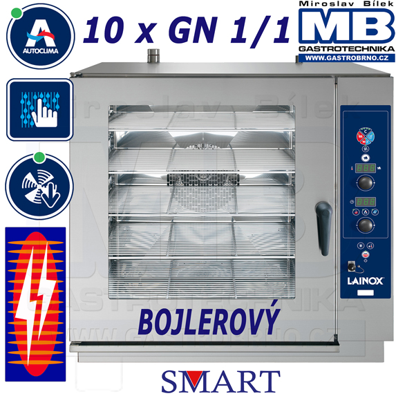Elektrický konvektomat LAINOX 10 x GN11, bojlerový, SME101S