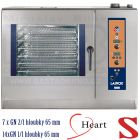 Elektrický konvektomat Lainox Heart 7xGN2/1 14xGN1/1 70 mm nástřik 21,00kW/400V HVE072S