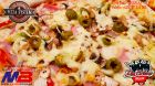 Pizza detailní foto po zpracování v peci na pizzu OEM HENERGO 75