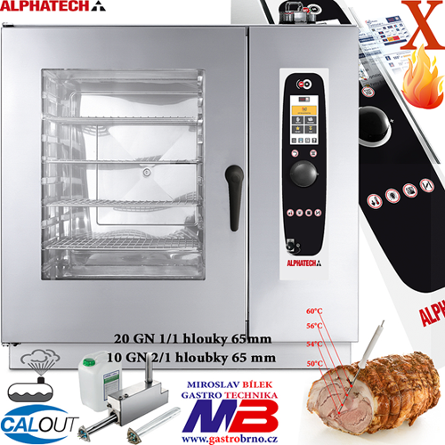 GGMT20X Alphatech LAINOX plynový konvektomat