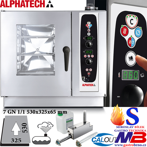 Plynový konvektomat GGMT07S ALPHATECH LAINOX 