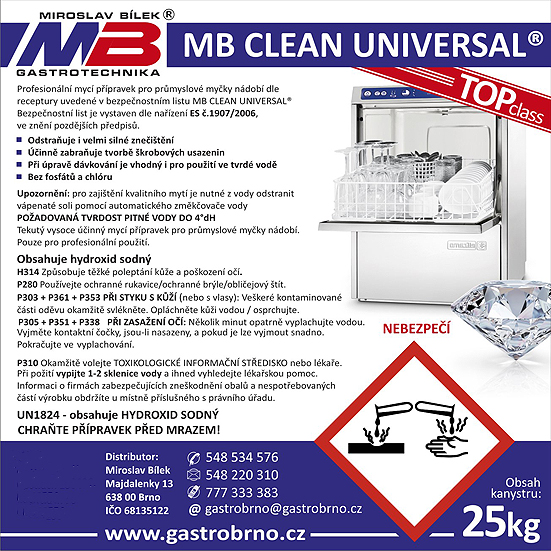 Mycí prostředek MB CLEAN UNIVERSAL