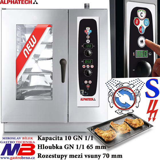 KONVEKTOMAT ALPHATECH GEVT10S LAINOX