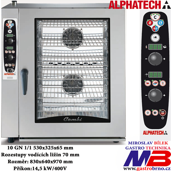 KONVEKTOMAT REV101S ALPHATECH LAINOX READY REV101S ALPHATECH LAINOX