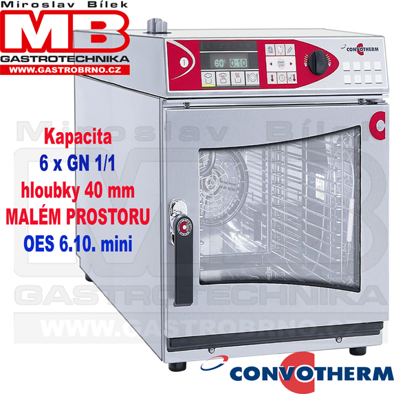 Konvektomat Convotherm 6.10 MINI 6 x 11 GN 515 x 777 x 647 mm Convotherm 6.10 MINI 6 x 11 GN 515 x 777 x 647 mm