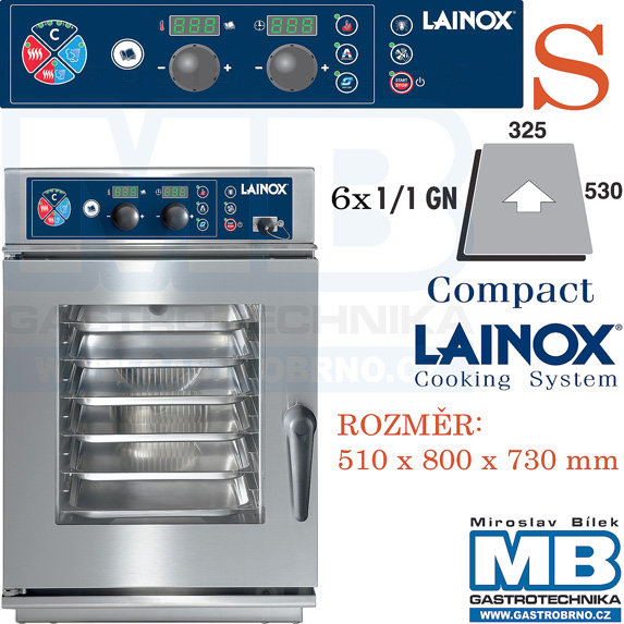 Konvektomat CEV 061 S COMPACT 6GN 11 510x800x730 mm CEV 061 S COMPACT 6GN 11 510x800x730 mm