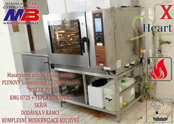 Plynový konvektomat LAINOX KMG 072X v Letovicích