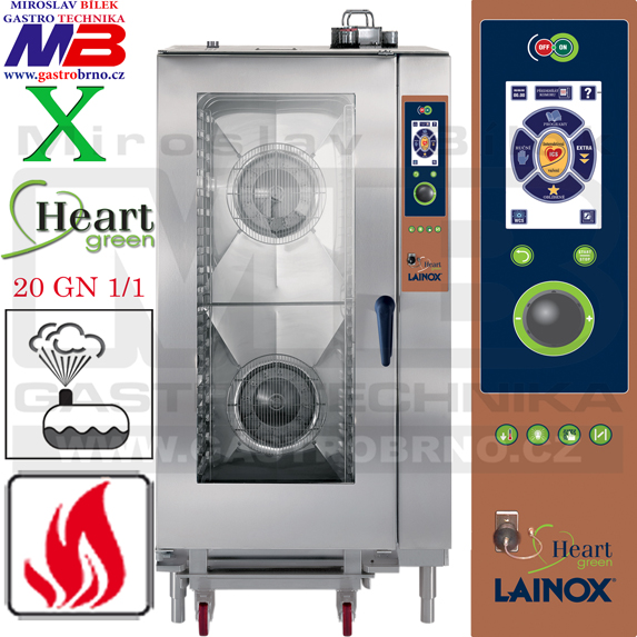 KMG 201 X plynový konvektomat LAINOX HEART GREEN