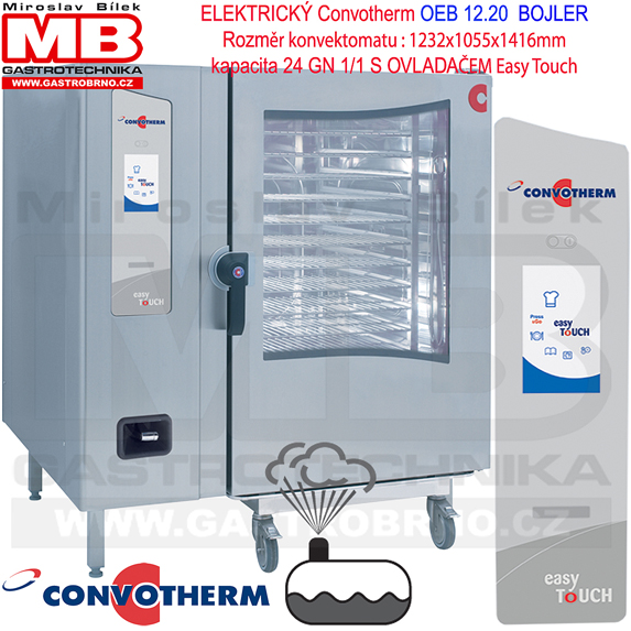 CONVOTHERM OEB12.20. EasyTouch bojlerový