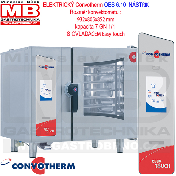 6.10. Convotherm s ovladačem Easy Touch