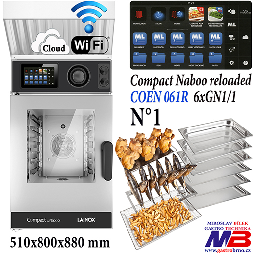 Konvektomat Naboo Lainox Compact COEN061R Reloaded MINI konvektomat Konvektomat Lainox Naboo COEN061R Reloaded