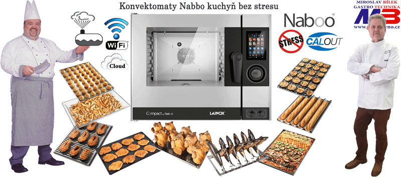 Konvektomat Lainox Naboo CBEN061R bojlerový vývin páry