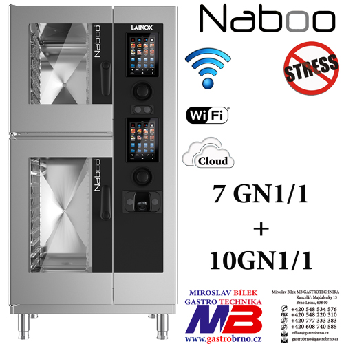NAEB171R konvektomat NABOO LAINOX s kapacitou 17 GN1/1