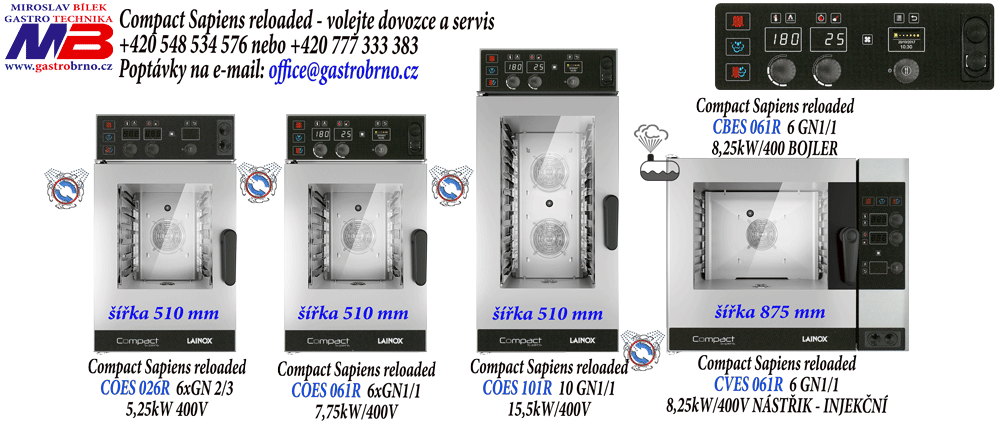 Konvektomaty Compact LAINOX Sapiens Reloaded