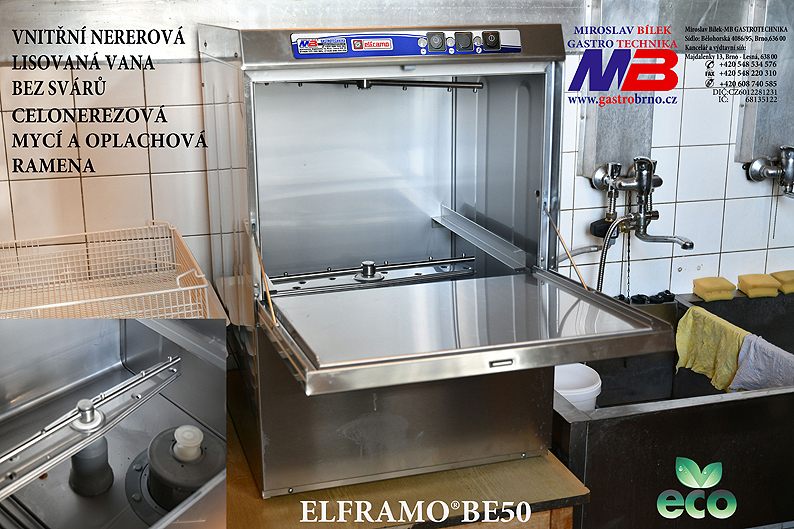 Profesionální myčka BE50 ELFRAMO u firmy TONDACH