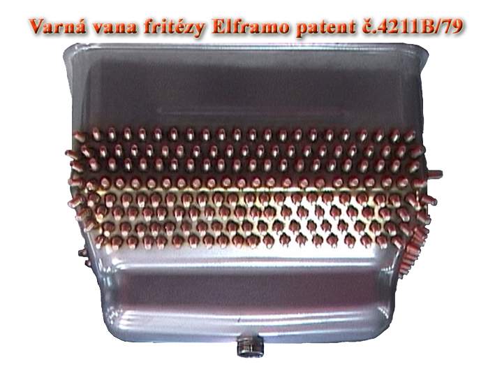 Friteza plynova ELFRAMO patent