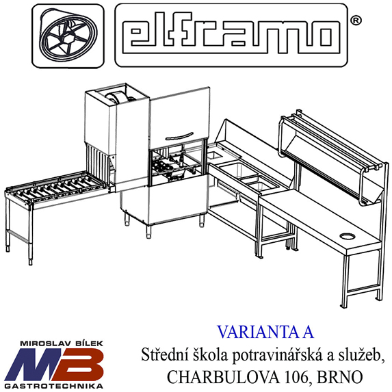 Myčka nádobí a skla ETS 15 ELFRAMO