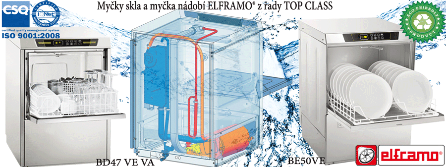 Myčka skla BD47VE BA a myčka nádobí BE50VE