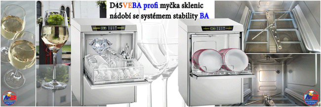 Myčka sklenic D45VEBA