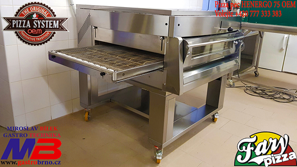 Pizza pec Henergo 75 OEM výrobna Fara pizza Liberec Pizza pec Henergo 75 OEM Fara pizza Liberec