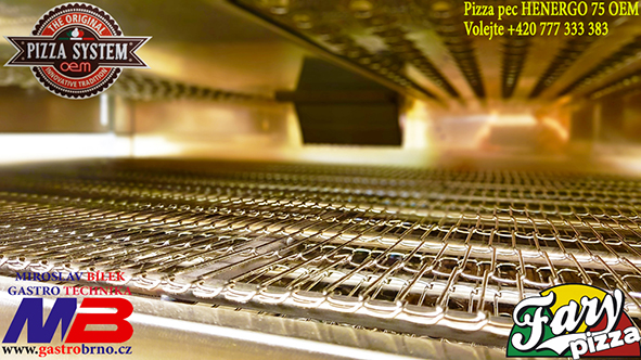Pizza pec Henergo 75 OEM ukázka horkovzdušného systému Pizza pec Henergo 75 OEM ukázka horkovzdušného systému