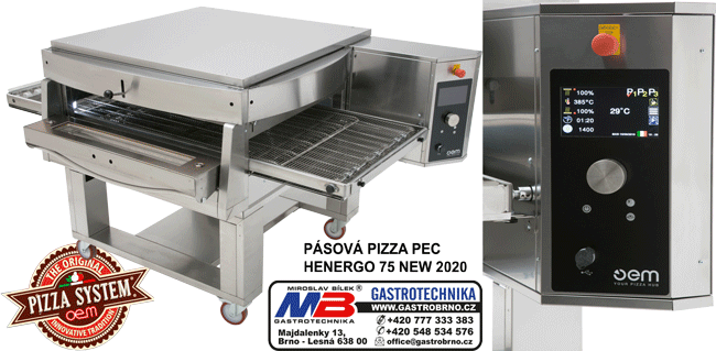 Pizza pec s posuvným pásem OEM HENERGO HV75 1 LCD