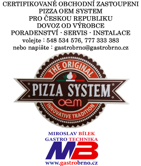 Pizza pece OEM certifikat