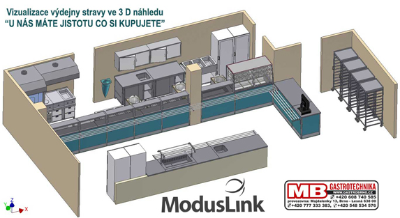 Výdejna jídel Modus Link 2 CTPark Brno