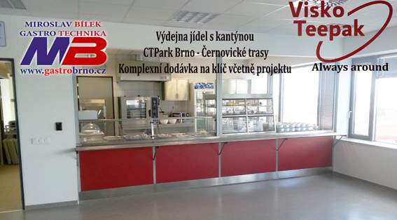 Vydejna jidel ViskoTeepak CTPark Brno